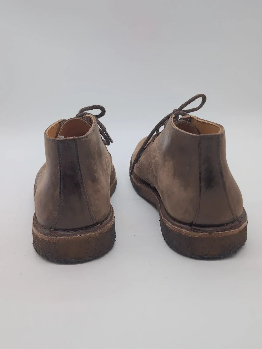 Astorflex Leather Chukka Desert Boots Brown Made in Italy EU 43 US 10